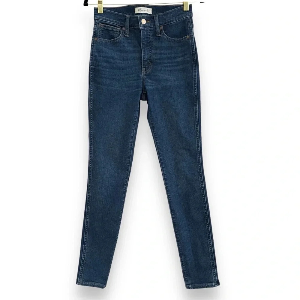 Madewell 10" High-Rise Skinny Jeans in Hayes Wash Women's Size 25